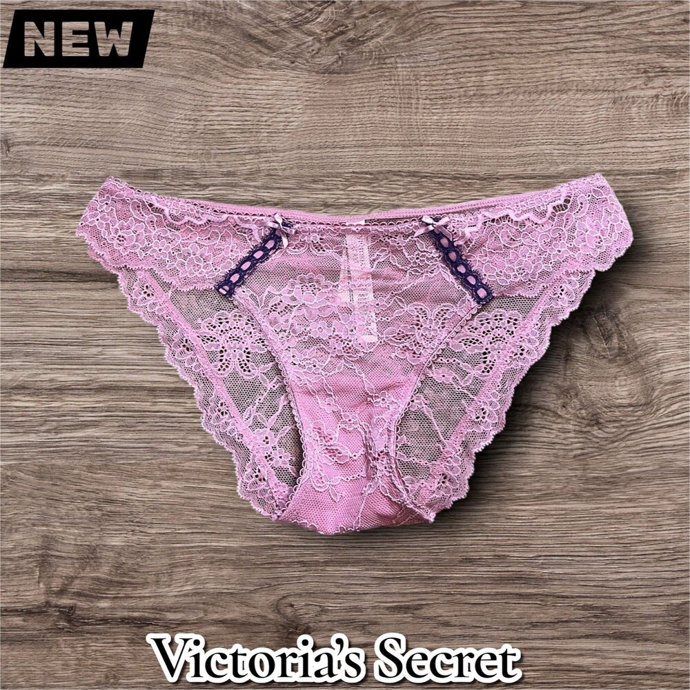 New NWT Victoria’s Secret Dream Angels Lace Cheekini – Pink – Size Small